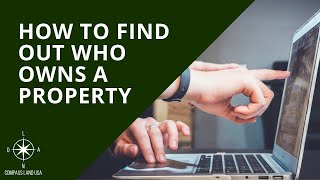 How To Check Who Owns A Property for FREE [upl. by Tacy]