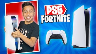 i Finally Got The PS5 Unboxing amp Playing Fortnite  Royalty Gaming [upl. by Melvyn]