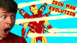 Reacting to the EVOLUTION of IRON MAN [upl. by Tada738]