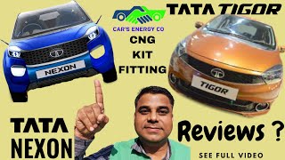 TATA NEXON Review On CNG KIT  Best Sequential CNG KIt  Installation of Gastech Cng Kit on TATA Car [upl. by Sura726]