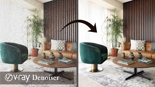 Vray Denoiser Tutorial 3ds Max [upl. by Alikam]