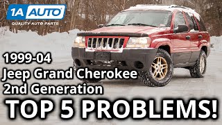 Top 5 Problems Jeep Grand Cherokee SUV 2nd Generation 19992004 [upl. by Tadich]