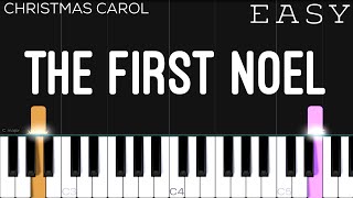 Christmas  The First Noel  EASY Piano Tutorial [upl. by Filip]