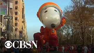 Millions attend Macys Thanksgiving Day Parade in New York City [upl. by Anoiuq]