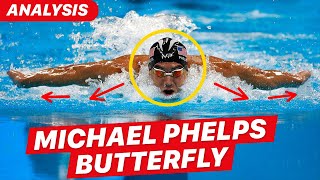 Michael Phelps PERFECT Butterfly Technique Analysis [upl. by Ludlow]