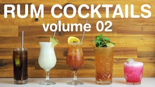 BEST RUM COCKTAILS  volume 02 [upl. by Ripley]