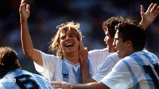 Gol de Caniggia a Brasil  Italia 90  Argentina 1 Brasil 0 HD  AFA FTI [upl. by Ariada]