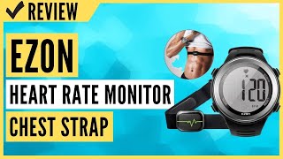 EZON Heart Rate Monitor Sports Watch with HRM Chest Strap Review [upl. by Ylenaj308]