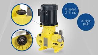 Milton Roy mROY Chemical Metering Pump [upl. by Ymassej]