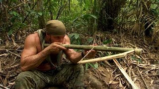 DIY Survival Make a Crossbow from Scratch  Dual Survival [upl. by Lawrenson]