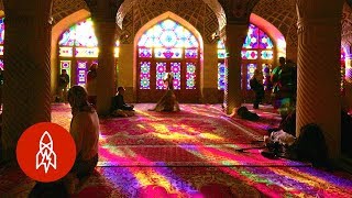 Step Inside Iran’s Kaleidoscopic Mosque [upl. by Bilek]