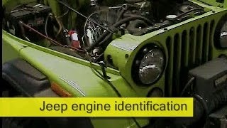 Jeep CJ7 engine and transmission identification [upl. by Arnulfo]