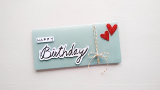 Beautiful Birthday Card Making  DIY Birthday Card Ideas  Dinesh Arts [upl. by Kennard]