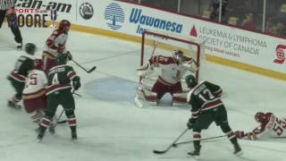 Nico Hischier QMJHL hat trick [upl. by Drofdeb]