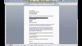 How to Write a Business Letter [upl. by Imerej]