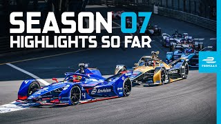 Highlights Of Season 7 So Far  ABB FIA Formula E World Championship [upl. by Narod]