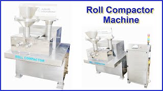 Roll Compactor Roll Compaction Dry Granulator [upl. by Nivrag444]