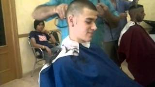 Beatiful haircut shaven head [upl. by Cliff]