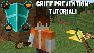 Minecraft 121  Grief Prevention Tutorial How To Protect Your Land From Griefing [upl. by Aurea603]