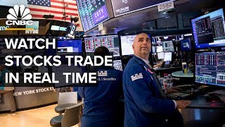 Watch stocks trade in real time after Dows third worstday ever– 3172020 [upl. by Nipahc666]