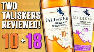 Talisker 10 amp 18 Year  Double Scotch Review [upl. by Hootman118]