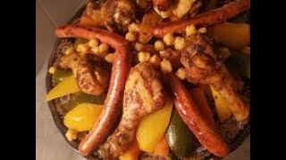 LE VRAI COUSCOUS ROYALE AVEC 3 VIANDES TRES SIMPLE A FAIRE [upl. by Anaihk]