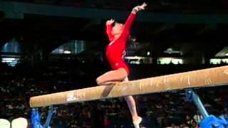 Dominique Moceanu  Balance Beam  1995 US Gymnastics Championships  Women  AllAround [upl. by Clarine]