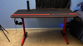 Vitesse 55 inch Gaming desk from Amazon [upl. by Yaras]