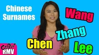 Top 10 Chinese Surnames  OriginsFacts [upl. by Ahsinirt]