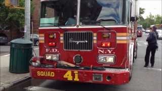 APT FIRE  FDNY RESCUE 3 FDNY ENGINE 50 71 92 SQUAD 41 LADDER 59 TOWER LADDER 44 17 RAC 3 [upl. by Ramburt]