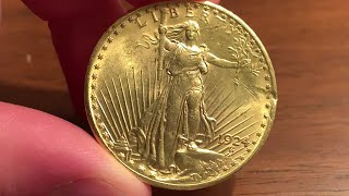 1924 US 20 Dollar Gold Double Eagle Coin • Values Information Mintage History and More [upl. by Yrojram]