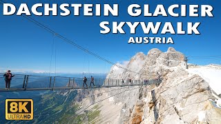 Dachstein Glacier Skywalk Austria 8K [upl. by Eiclehc]