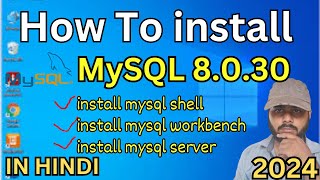 How to install MySQL 8030 Server and Workbench latest version on Windows 781011 installMySql [upl. by Vyky]