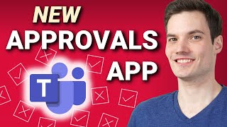 Approvals in Microsoft Teams  Full Tutorial [upl. by Annahsat828]