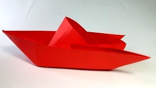 Como hacer un Barco de papel Origami  How to Make an Origami Paper Boat [upl. by Bellda28]