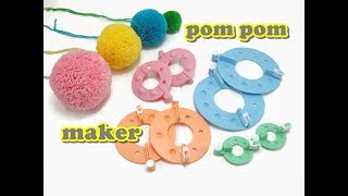 Pom Pom Maker  HOW TO [upl. by Dnaleel]