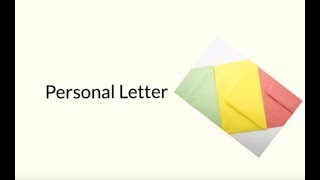 How To Write A Personal Letter [upl. by Nitsirt262]