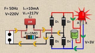 HOW TO CONNECT LED TO 220V  WITH CALCULATIONS [upl. by Eruza400]