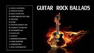 Relaxing Guitar Slow Rock 70s 80s  Best Of Guitar Slow Rock Instrumental 2019 [upl. by Wiltshire]