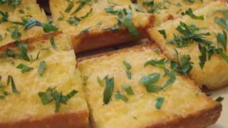 How to make Homemade Garlic bread [upl. by Etnoid]