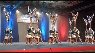 Cheer Extreme Senior Elite HITS their Vegas routine [upl. by Nagaek]