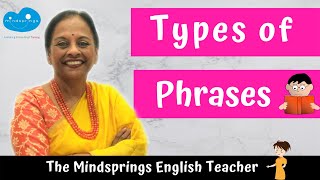 Types of Phrases  Usage with examples  Difference between Phrases amp Clauses  English Grammar [upl. by Soilissav]