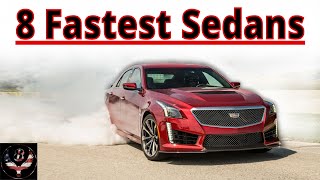 8 Fastest American Sedans [upl. by Nylessoj]