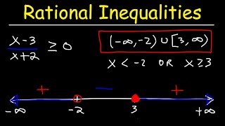 Rational Inequalities [upl. by Valeria383]