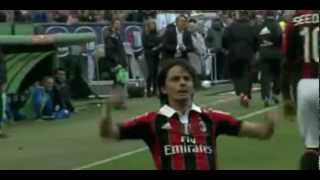 Gol di Inzaghi  13 Maggio 2012  Milan 2 Novara 1 Commento di Pellegatti [upl. by Ahsekam]