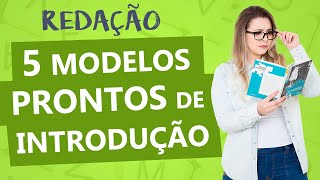 5 TÉCNICAS PRONTAS DE INTRODUÇÃO DA REDAÇÃO  Aula 7  Profa Pamba  Redação [upl. by Adlev]