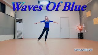 Waves Of Blue linedance  Cho Sonny V [upl. by Lebatsirhc]