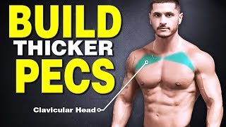 Top 3 Upper Chest Exercises for THICKER Pecs [upl. by Ellerahc]