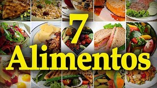 Los Siete alimentos con más proteína [upl. by Nireil]