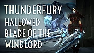 WoW Guide  Outlaw Rogue Hidden Artifact Appearance  Thunderfury Hallowed Blade of the Windlord [upl. by Iramat120]